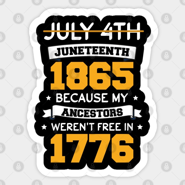 Juneteenth Tshirt Women Juneteenth Shirts African American Sticker by artdise